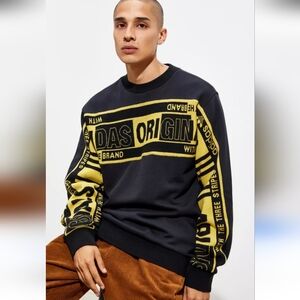 Adidas Soccer Scarf Crew Neck Sweatshirt